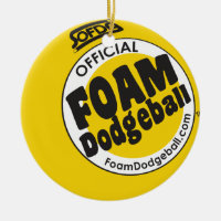 Dodgeball Logo Ornament