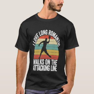 Dodgeball Love Romantic Walks Vintage Gaga Ball Ch T-Shirt