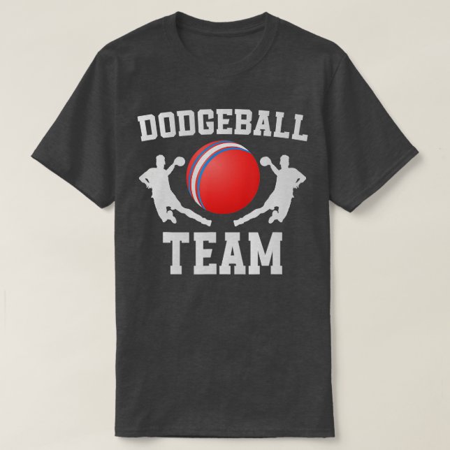 Dodgeball Team Apparel Dodge Ball Player TShirt (Design Front)