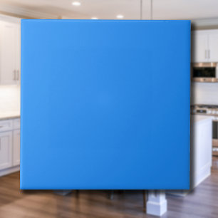 Dodger Blue Solid Colour   Classic   Elegant Tile