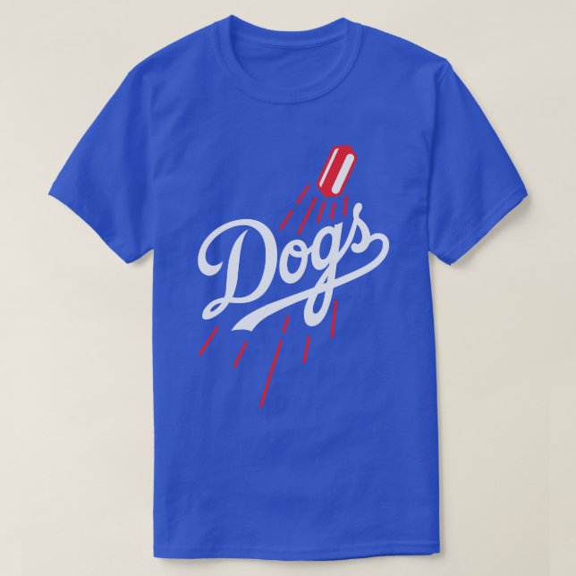 Dodger Dogs Blue TShirt (Design Front)