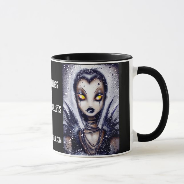 Dodging Knives and Throwing Bullets mug (Right)