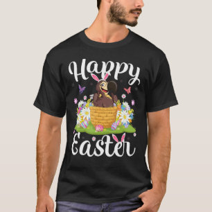 Dodo Bird Easter Egg Hunting Floral Dodo Easter Su T-Shirt