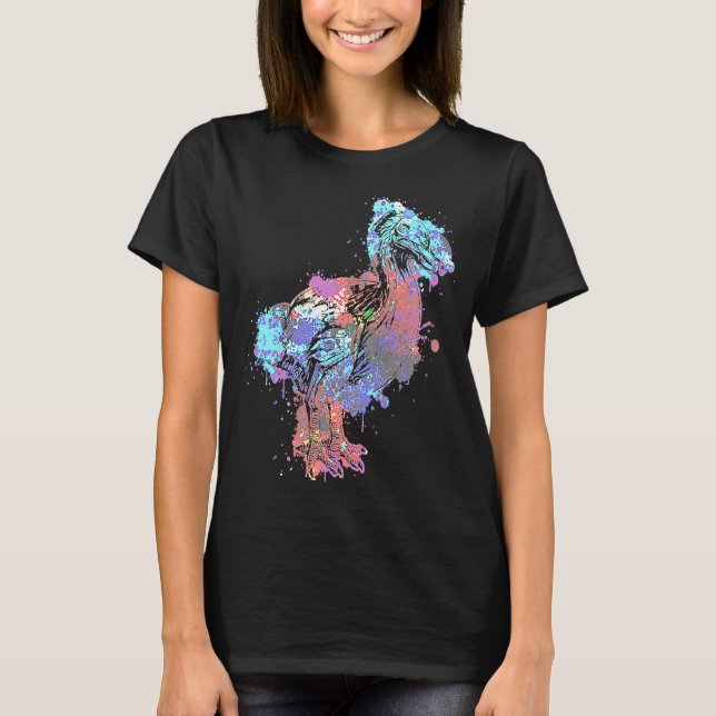 Dodo Bird Extinct Prehistoric Animal Mauritius Col T-Shirt (Front)