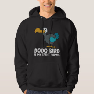 Dodo Bird Is My Spirit Animal Cute Dodo Bird Hoodie