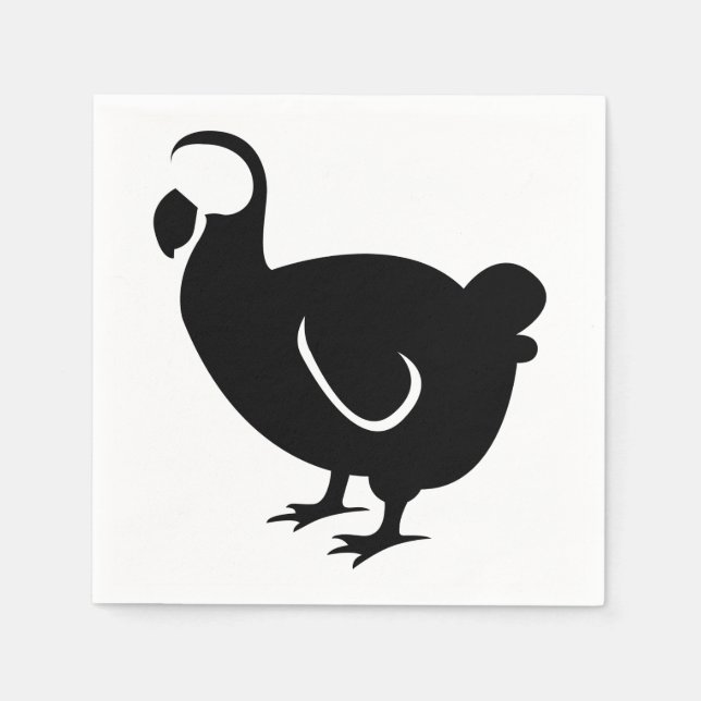 Dodo Bird Napkin (Front)