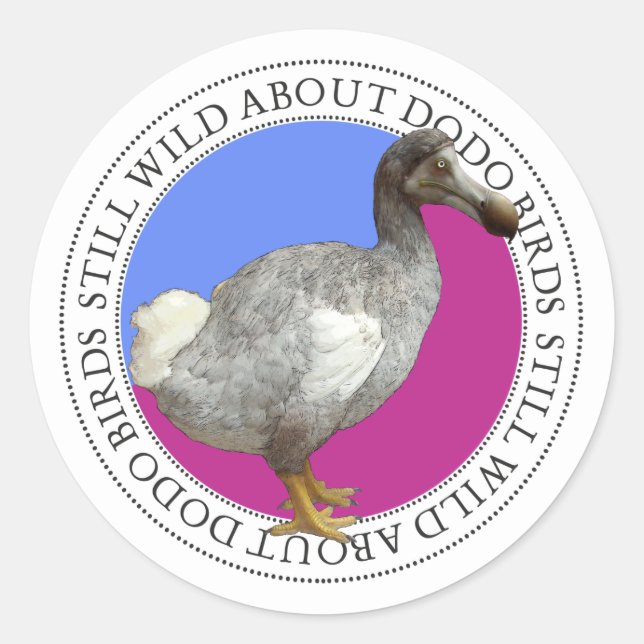 Dodo Bird Stickers (Front)