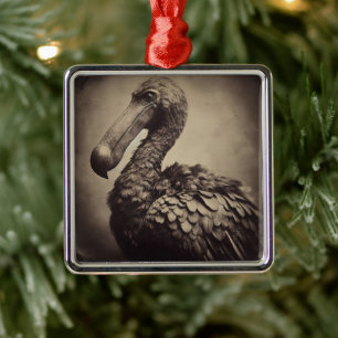 Dodo Bird Vintage Victorian Natural History Metal Tree Decoration