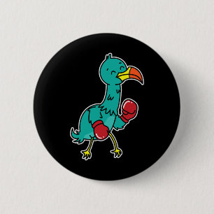 Dodo Does Boxing 6 Cm Round Badge