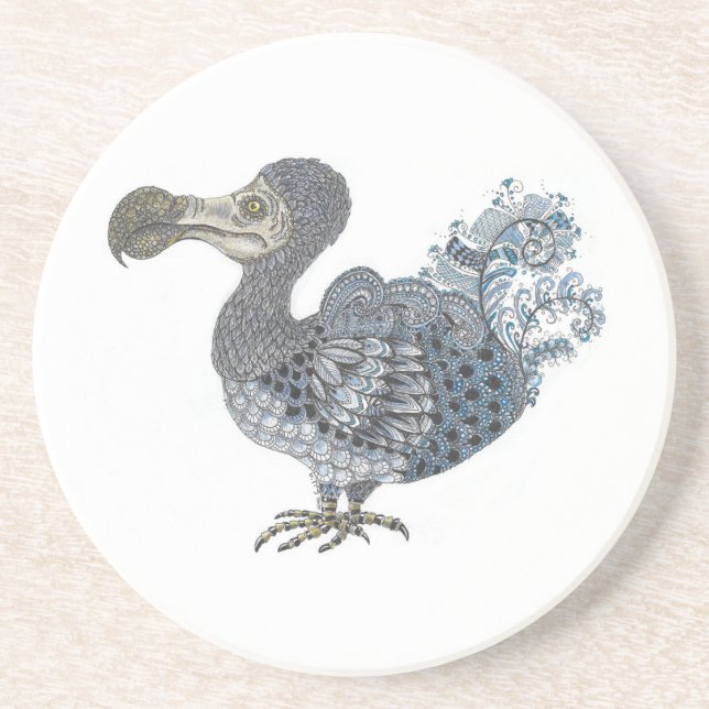 Dodo extinct bird  coaster (Front)