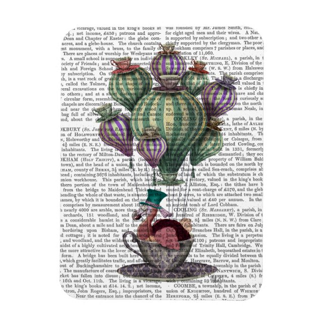 Dodo in Teacup Magnet (Vertical)