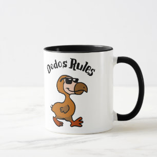 Dodo rules choose background colour mug
