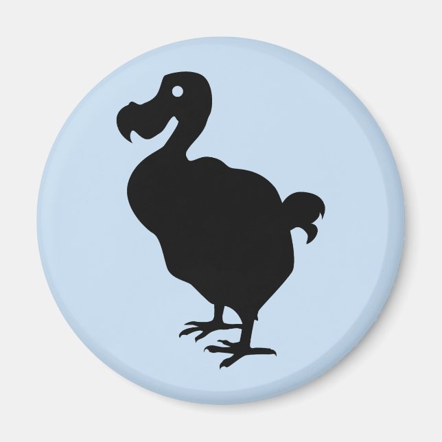 Dodo Silhouette Magnet (Front)
