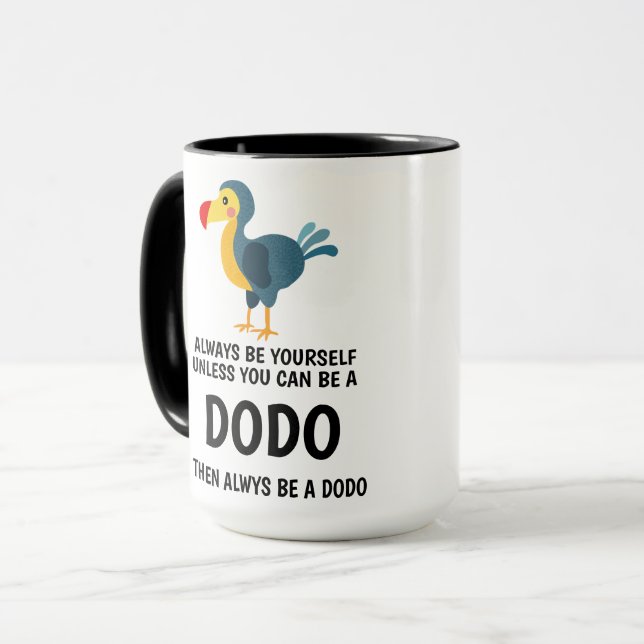 Dodo Special Quotes Two-Tone Coffee Mug (Front Left)