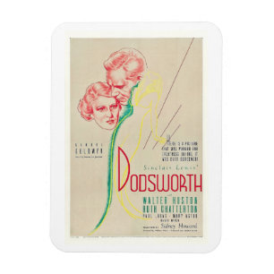 Dodsworth, Film, Movie, Advertising  Vintage Style Magnet