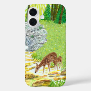 Doe and Fawn iPhone 16 Case