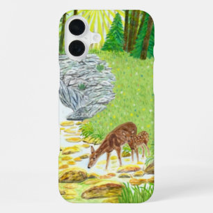 Doe and Fawn iPhone 16 Plus Case