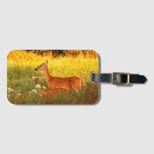Doe and Fawn Luggage Tag