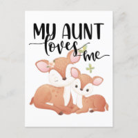 Doe and Fawn My Aunt Loves Me