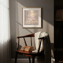 Doe and Fawn Wall Art