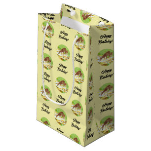 Doe and Fawn Yellow Small Gift Bag