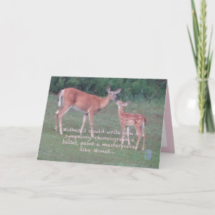 Doe & Fawn “Impressionist” Mother’s Day Card