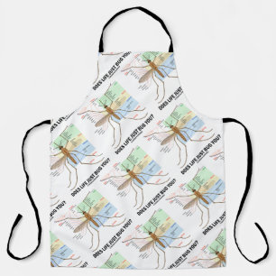 Does Life Just Bug You? Mosquito Anatomy Humour Apron