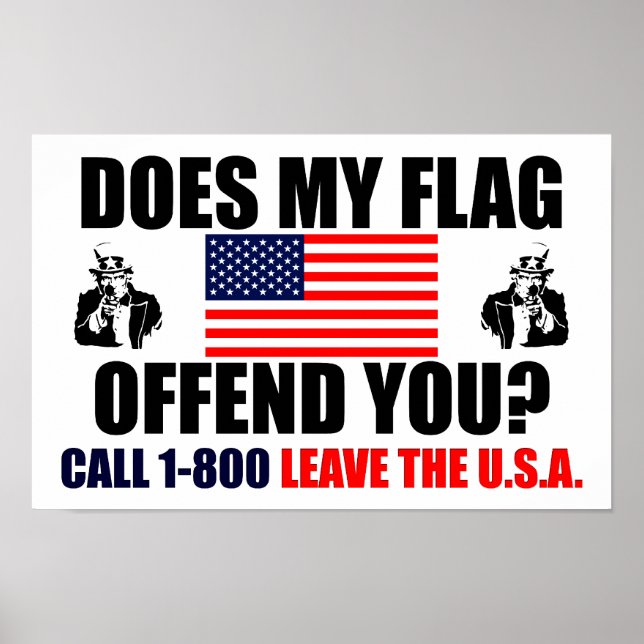 Does My Flag Offend You? Poster (Front)
