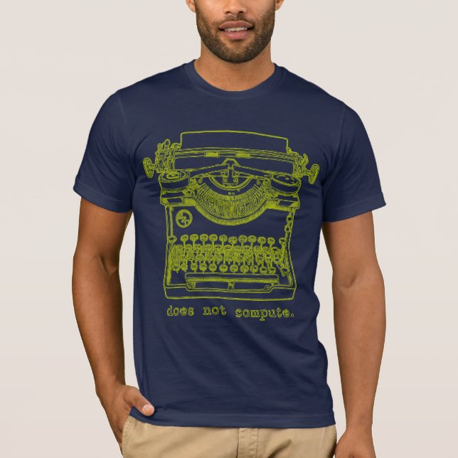Does Not Compute (Chartreuse) T-Shirt (Front)