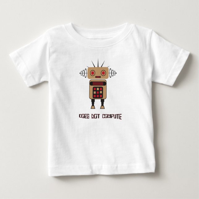 Does Not Compute Robot Shirts (Front)