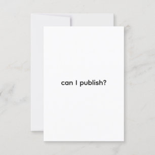 does publish work invitation