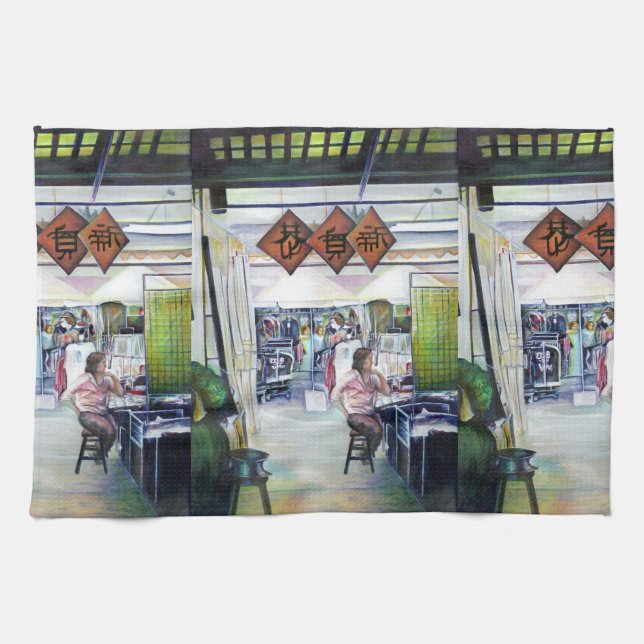 Does This Dragon come with Training Wheels? Tea Towel (Horizontal)