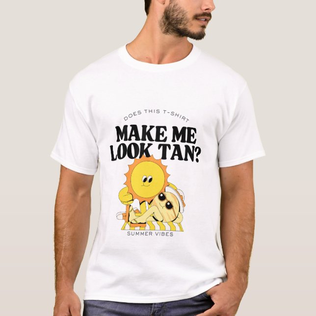 Does this t-shirt make me look tan? (Front)