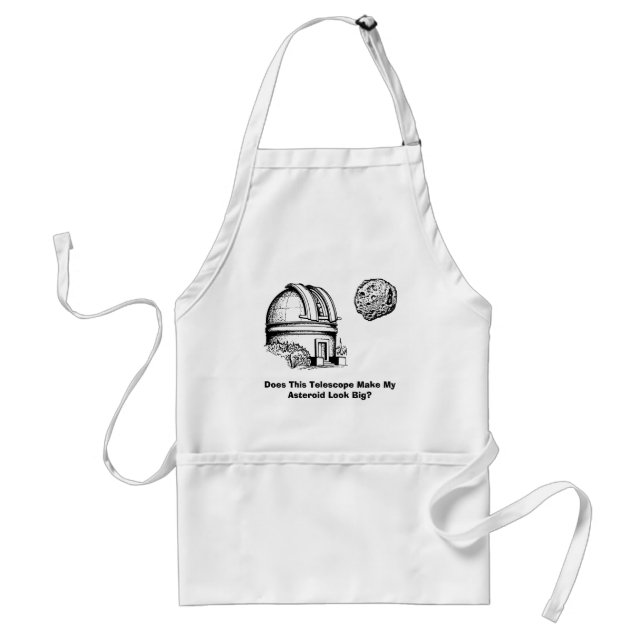 Does This Telescope Make My Asteroid Look Big? Standard Apron (Front)