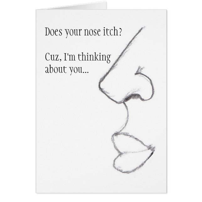 Does your nose Itch? (Front)