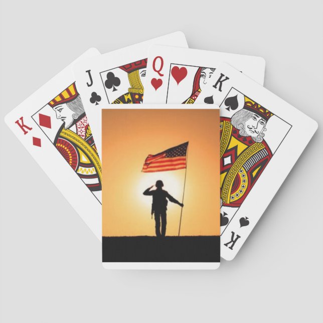 DOF - Morning Salute Playing Cards (Back)