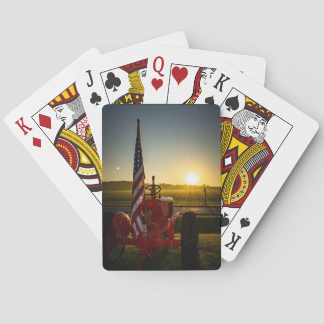 DOF - Tractor Scene Playing Cards (Back)