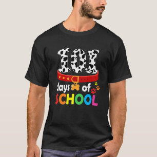 Dog 101 Days Of School 100Th Day Teachers Student T-Shirt
