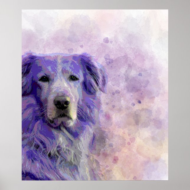 Dog 140 Golden Retriever Poster (Front)