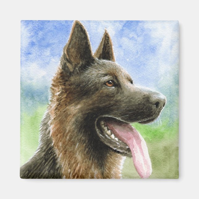 dog 146 German Shepherd Magnet (Front)