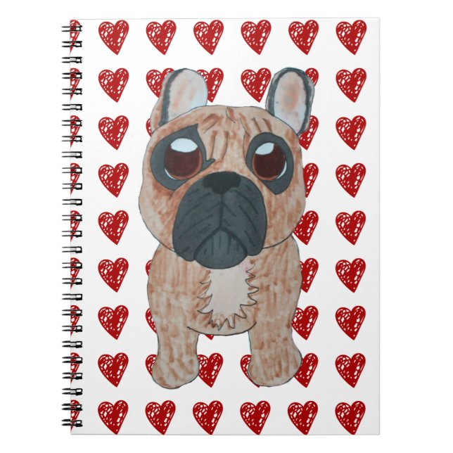 Dog 1 spiral notebook (Front)