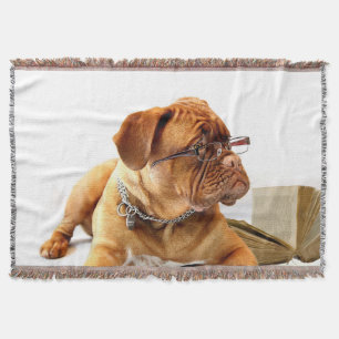 Dog 1 Throw Blanket