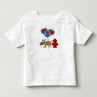 Dog 3rd Birthday Toddler T-Shirt