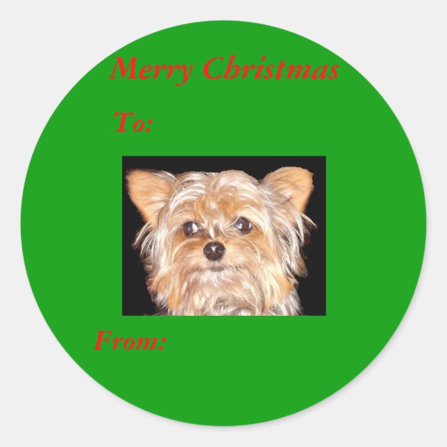 Dog 4, Christmas Tags (Front)