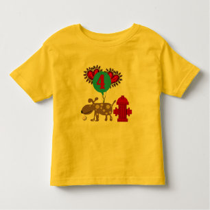 Dog 4th Birthday Tshirts and Gifts