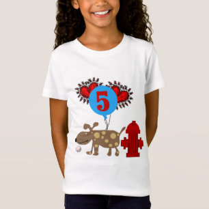 Dog 5th Birthday tshirts and Gifts