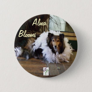 Dog 6 Cm Round Badge