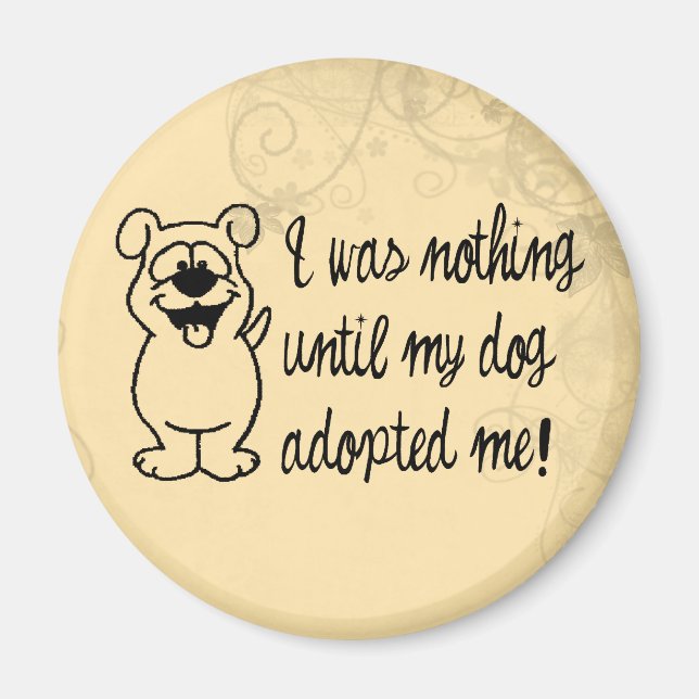Dog Adoption Magnet (Front)