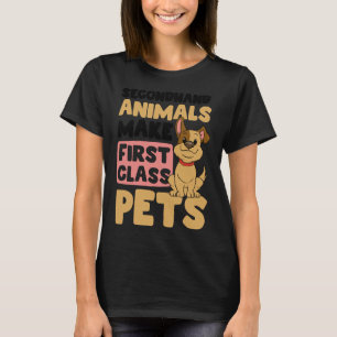 Dog Adoption Secondhand Animals First Class Friend T-Shirt