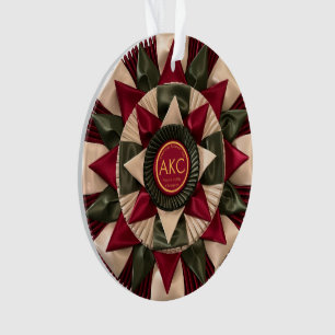 Dog Agility Custom MACH Ribbon Acrylic Christmas Ornament